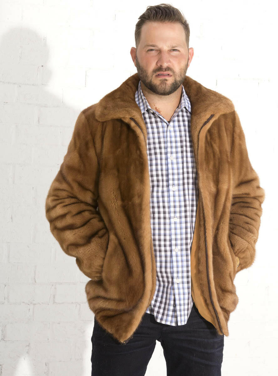 Henig Furs Men's Beaver Fur Jacket