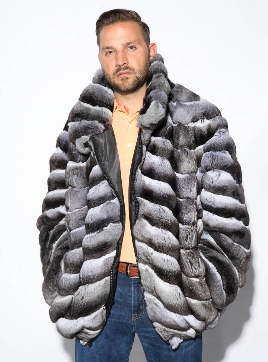Chinchilla Coat for Men - Shopifur