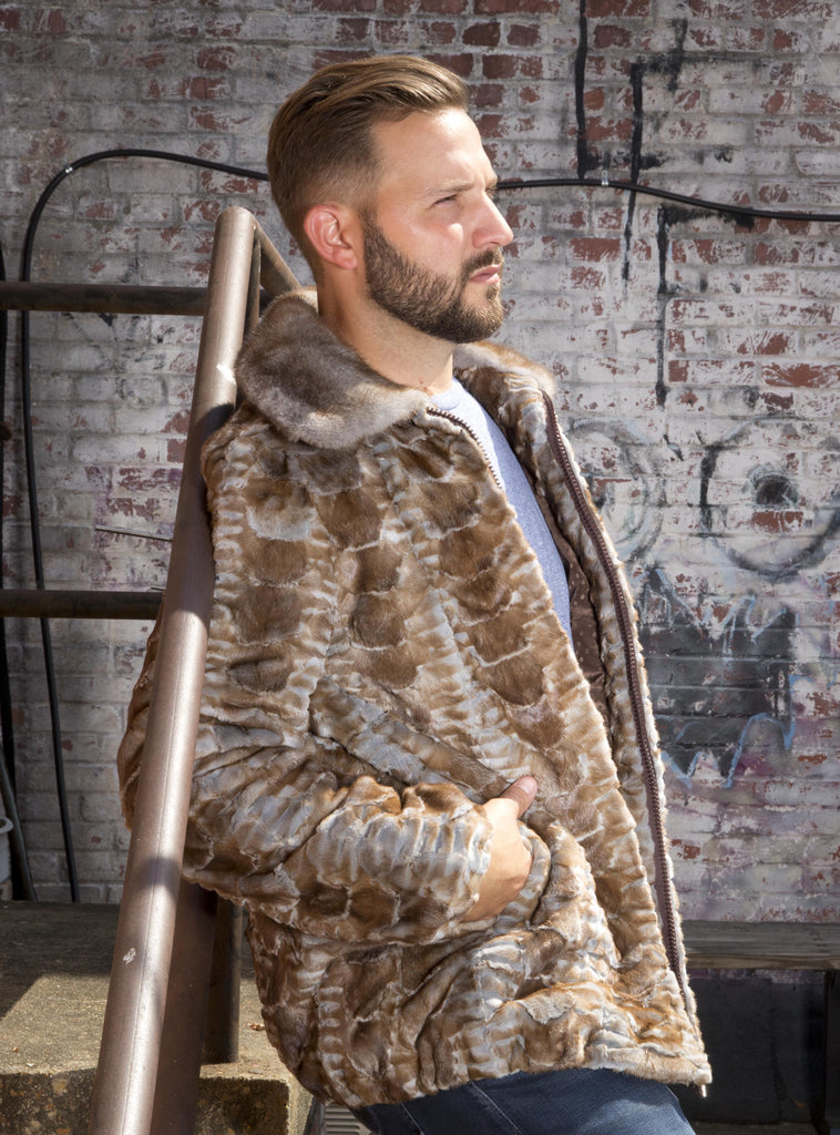 Men's Genuine Fur Coats And Accessories