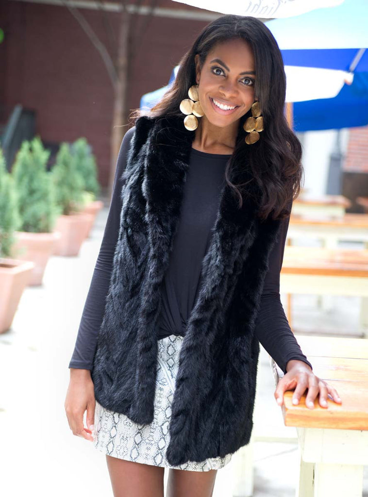 Women's Mink Fur Vest