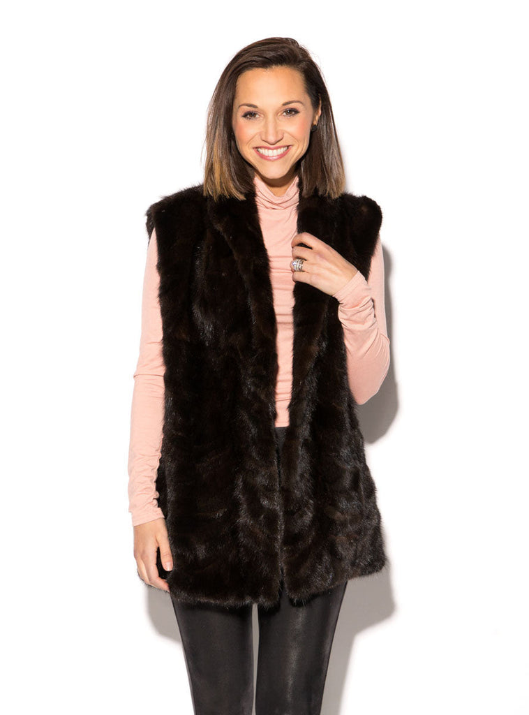 Women's Mink Fur Vest