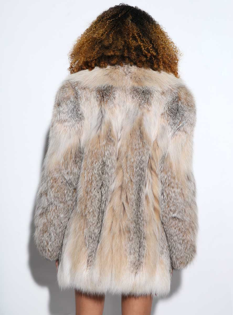 Women's Canadian Lynx Fur Jacket – Henig Furs - Main Image