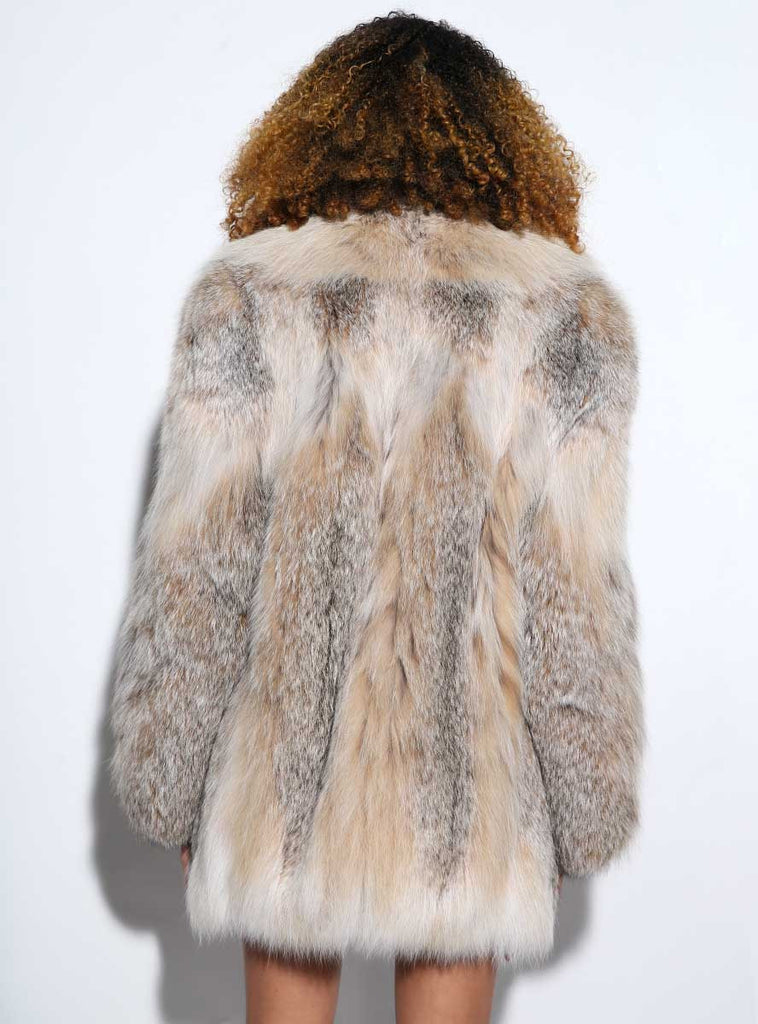 Women's Canadian Lynx Fur Jacket