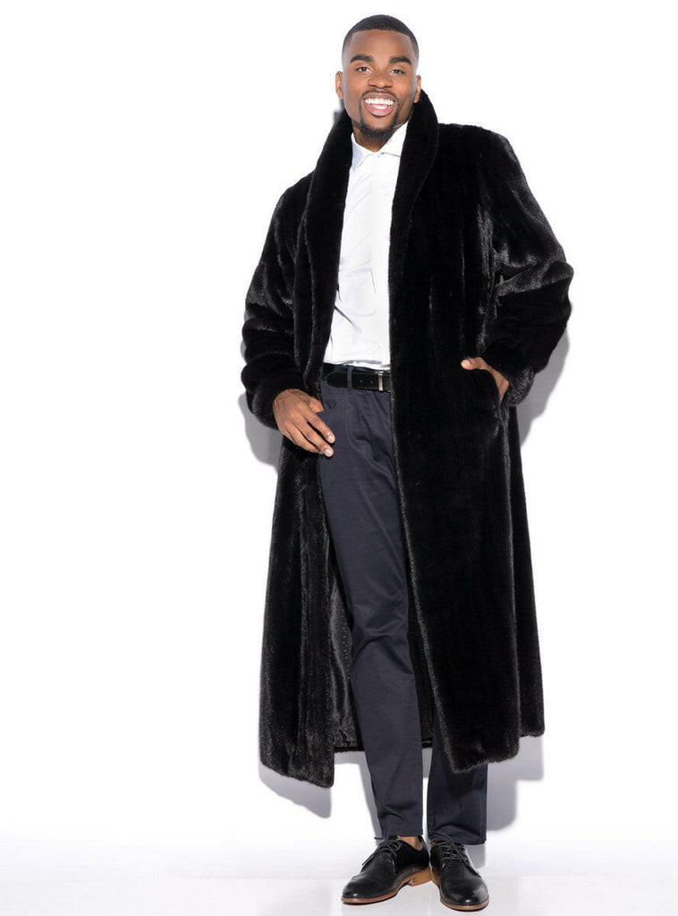 men's mink fur coat