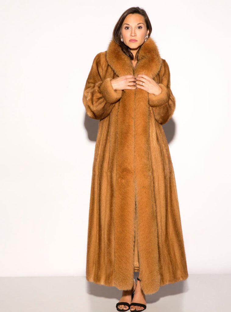 women's mink fur coat