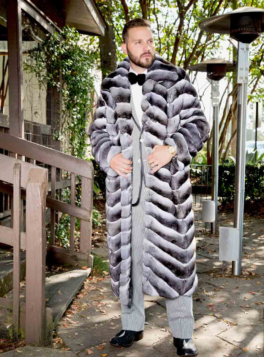 Chinchilla Coat for Men - Shopifur