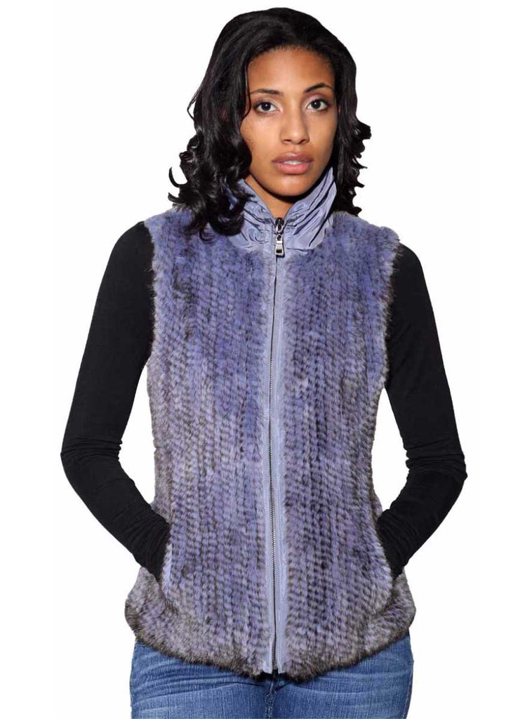 Women's Knitted Mink Fur Vest