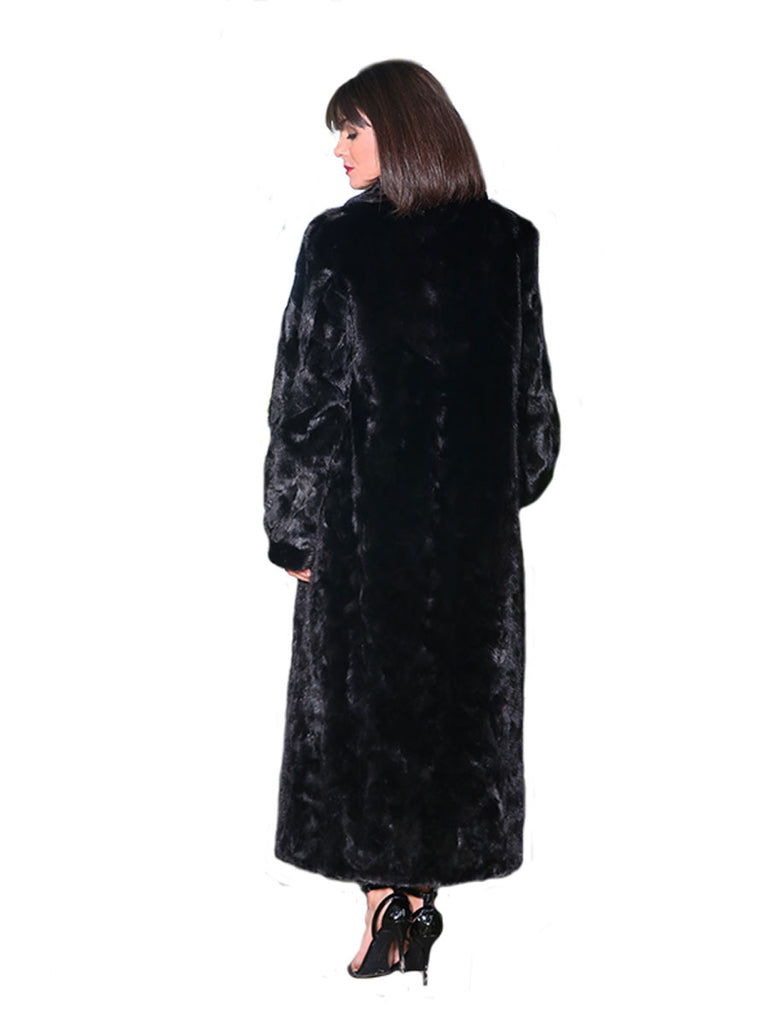 women's mink fur coat