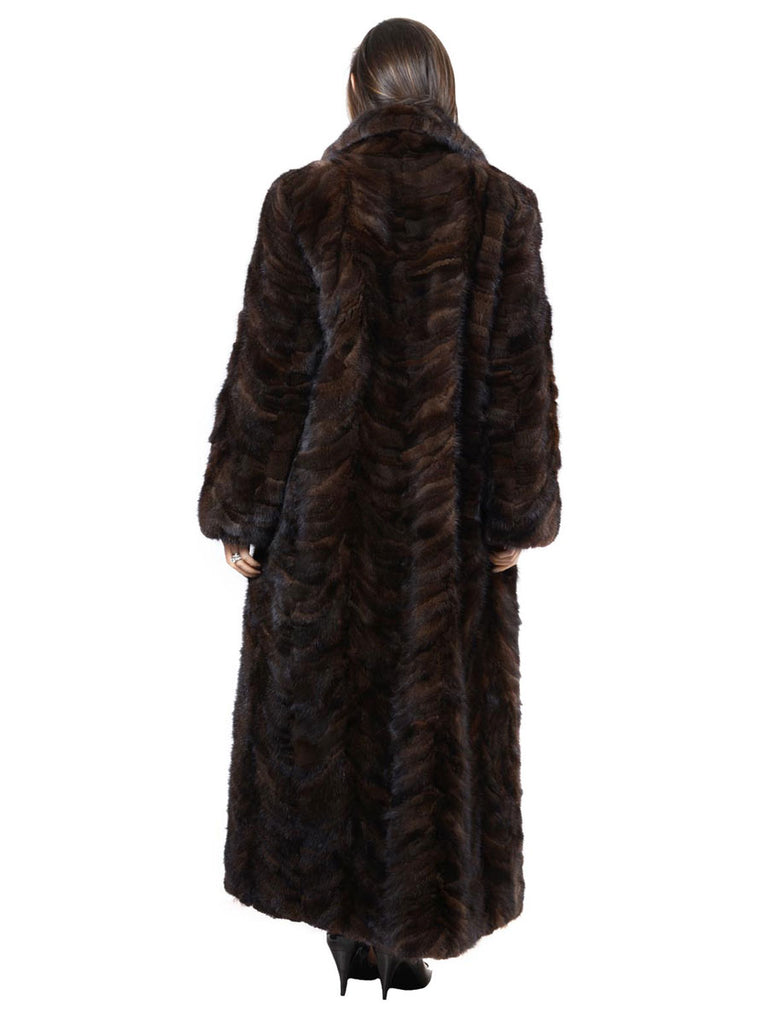 women's mink fur coat