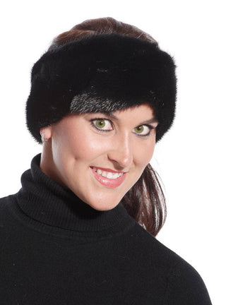 Mink Fur Headband.
