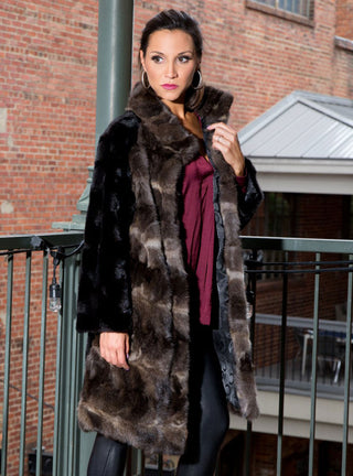 Mink Fur Stroller with Russian Sable Fur Front.