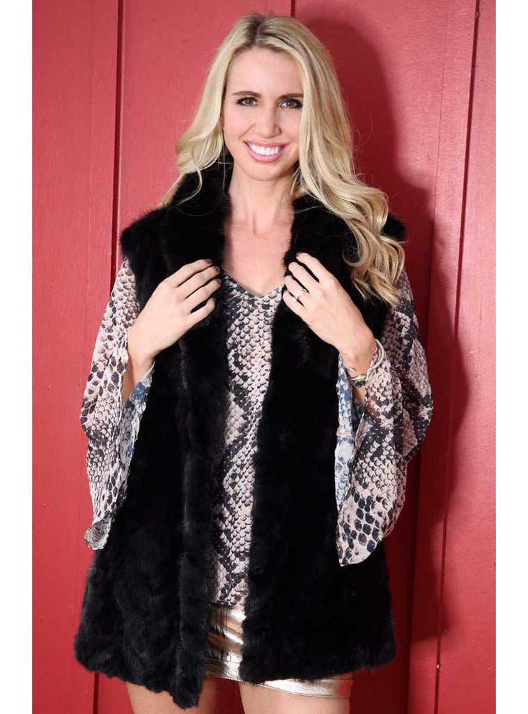 Women's Mink Fur Vest