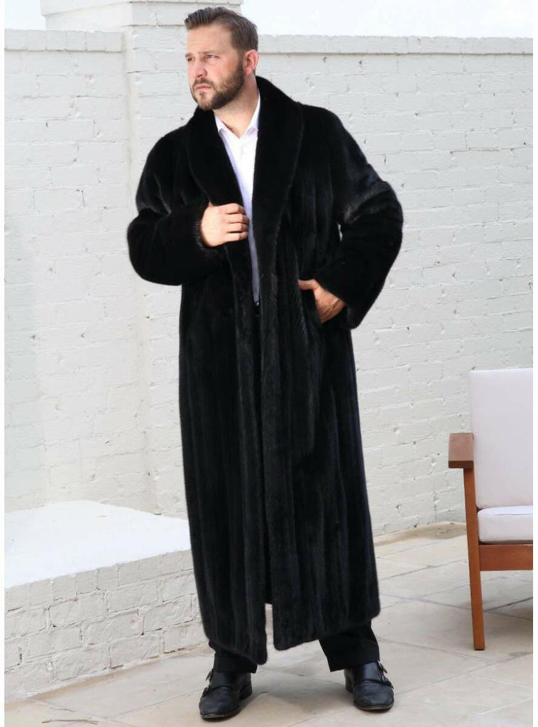 men's mink fur coat