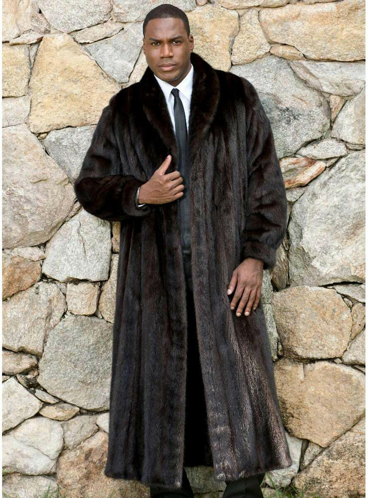 men's mink fur coat