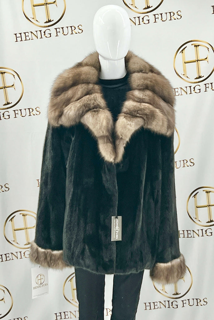 Henig Furs Women's Mink Fur Coat