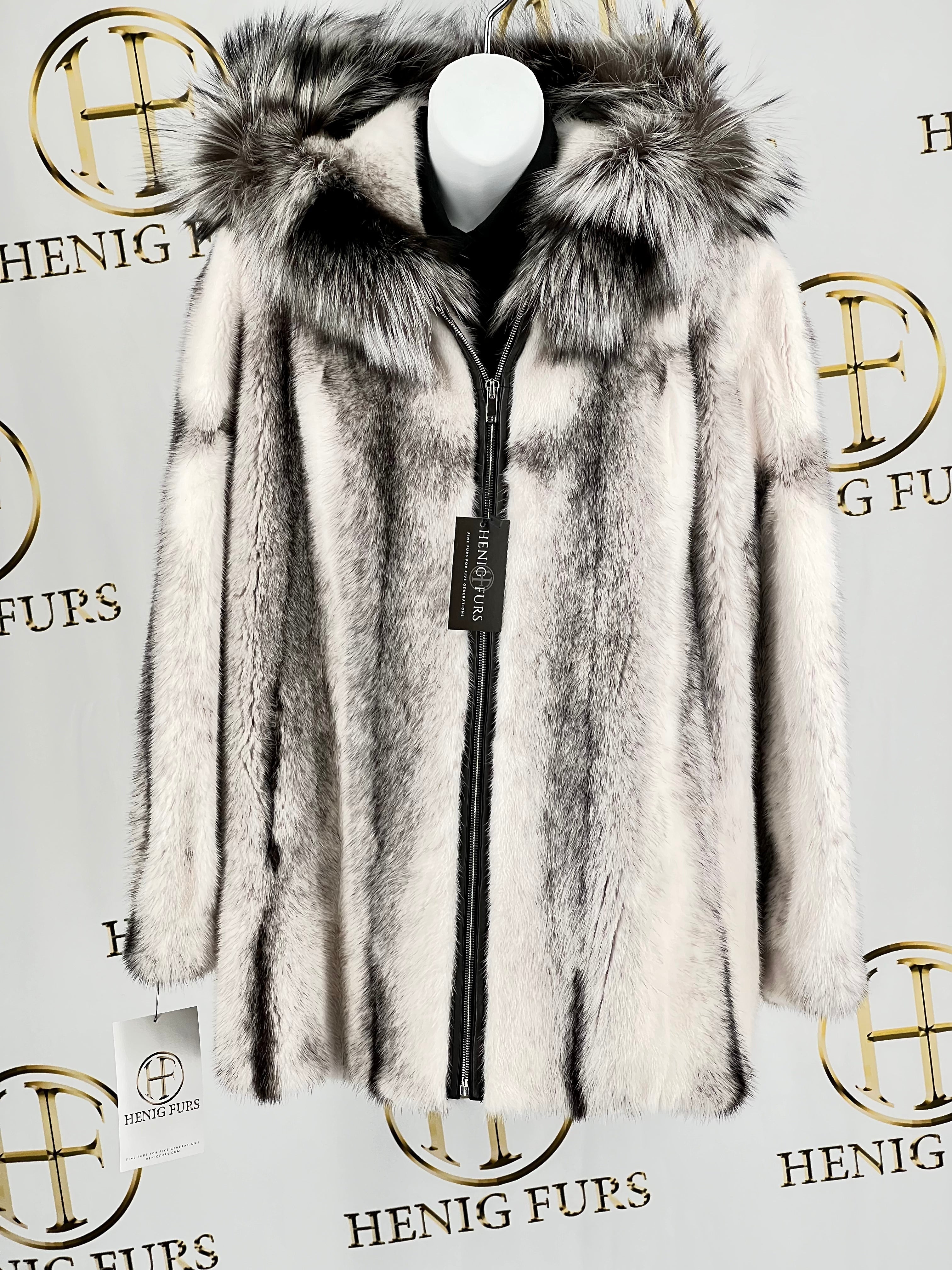 Henig Furs Women's Mink Fur Coat