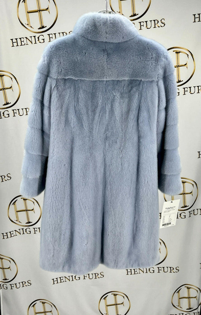 fur clearance - baby blue mink fur stroller