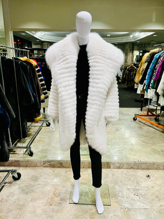 Fox Fur Coat with Princess Collar.