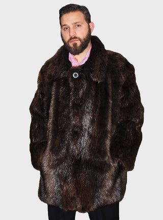Men's Beaver Fur Stroller.