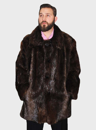 Men's Beaver Fur Stroller.