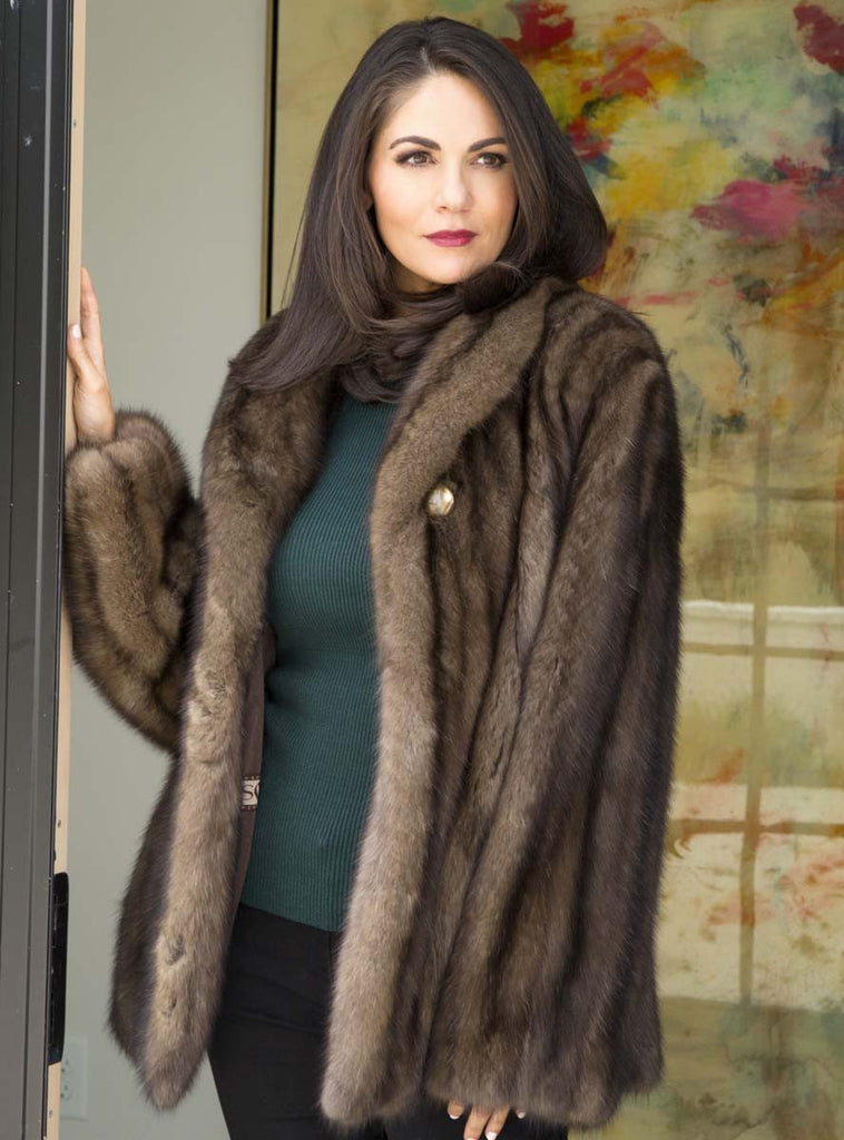 sable fur jacket